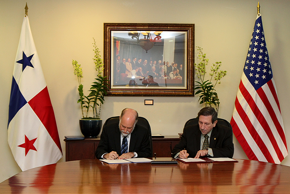 Panamá y los Estados Unidos firmaron Carta de 